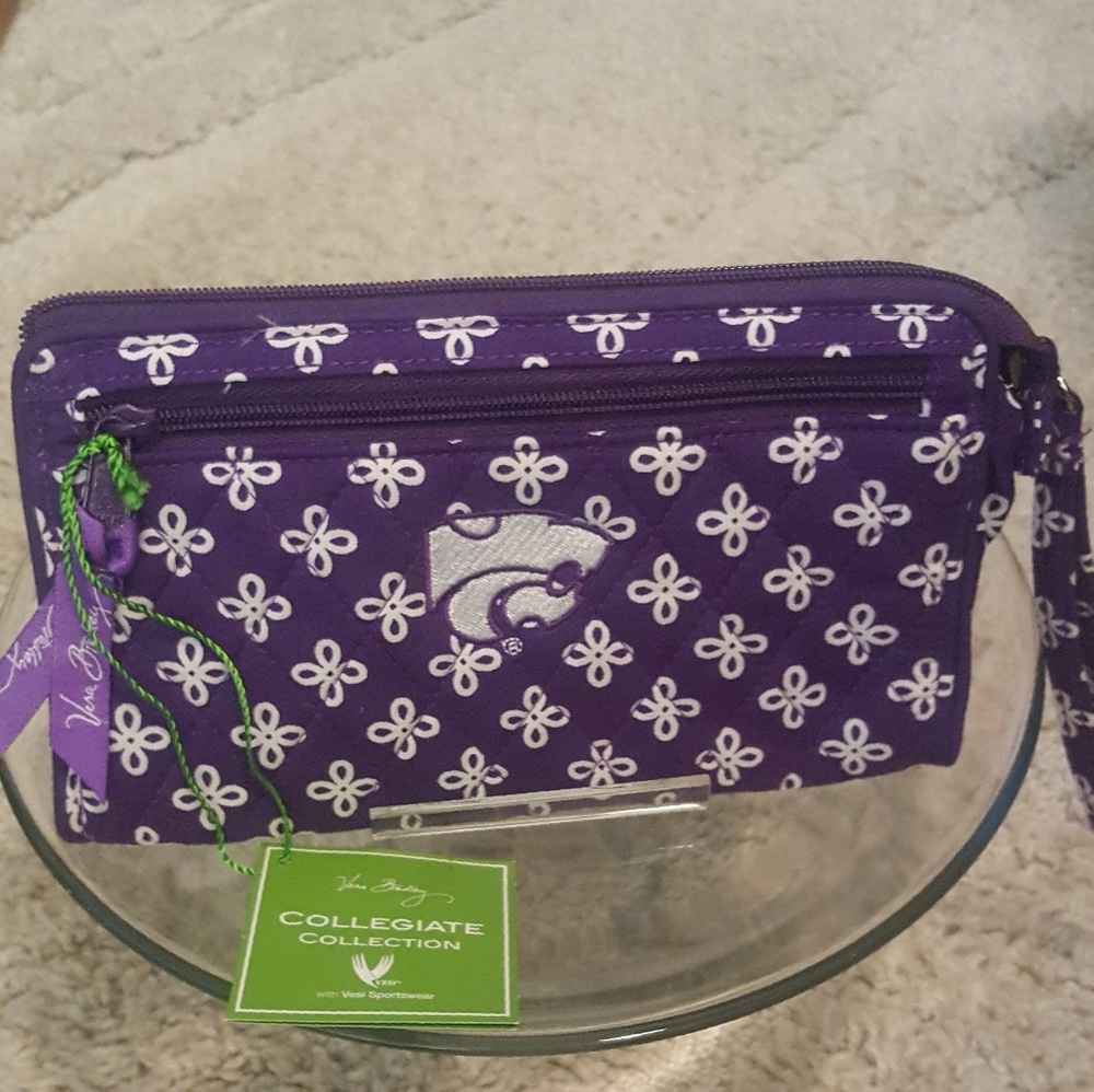 Vera Bradley Front Zip Wristlet - K-State